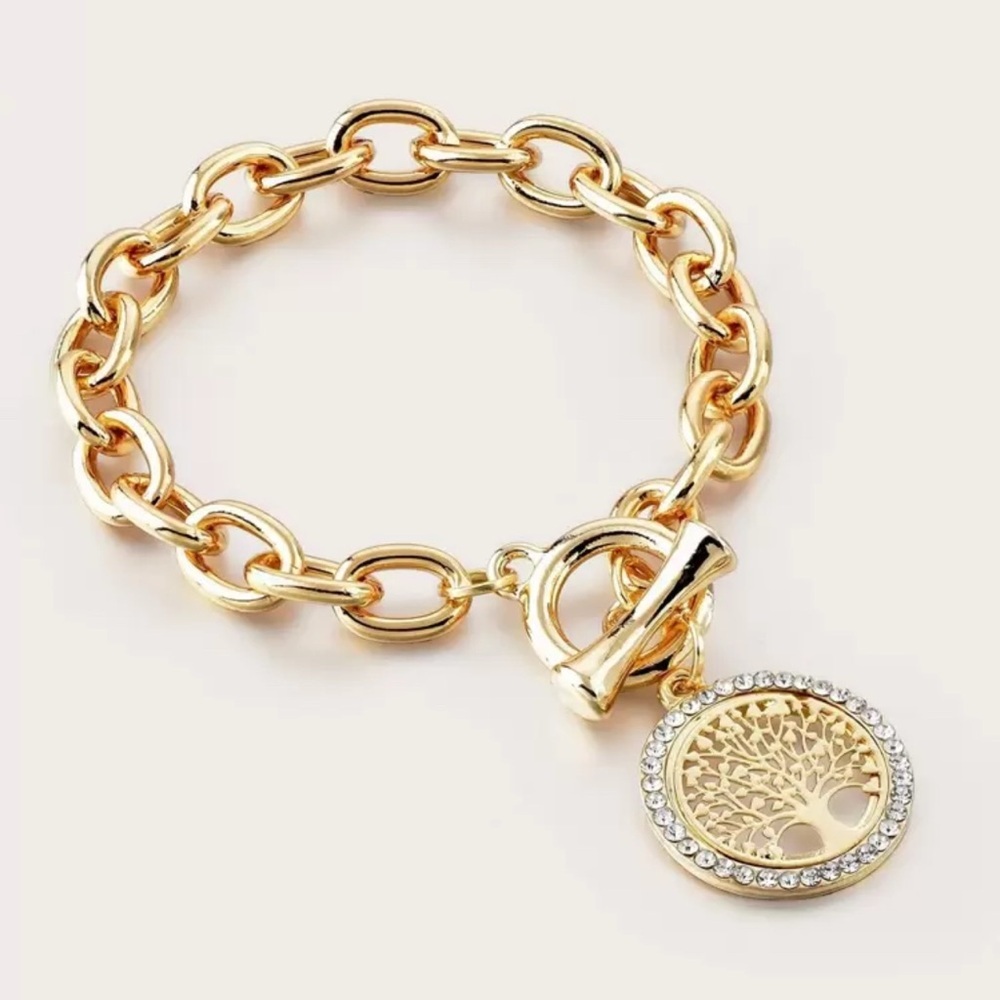 Gold Tree of Life Bracelet